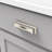 Studio Collection Cup Pull - 3" & 3-3/4" Center to Center Cabinet Pull Polished Nickel - Transitional Hardware for Drawers & Cabinets-11295875