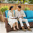 5-Piece Patio Wicker Conversation Sofa Set, All-Weather Waterproof Cushions, Durable Outdoor Furniture for Garden, Poolside, Backyard Lounge-107382376
