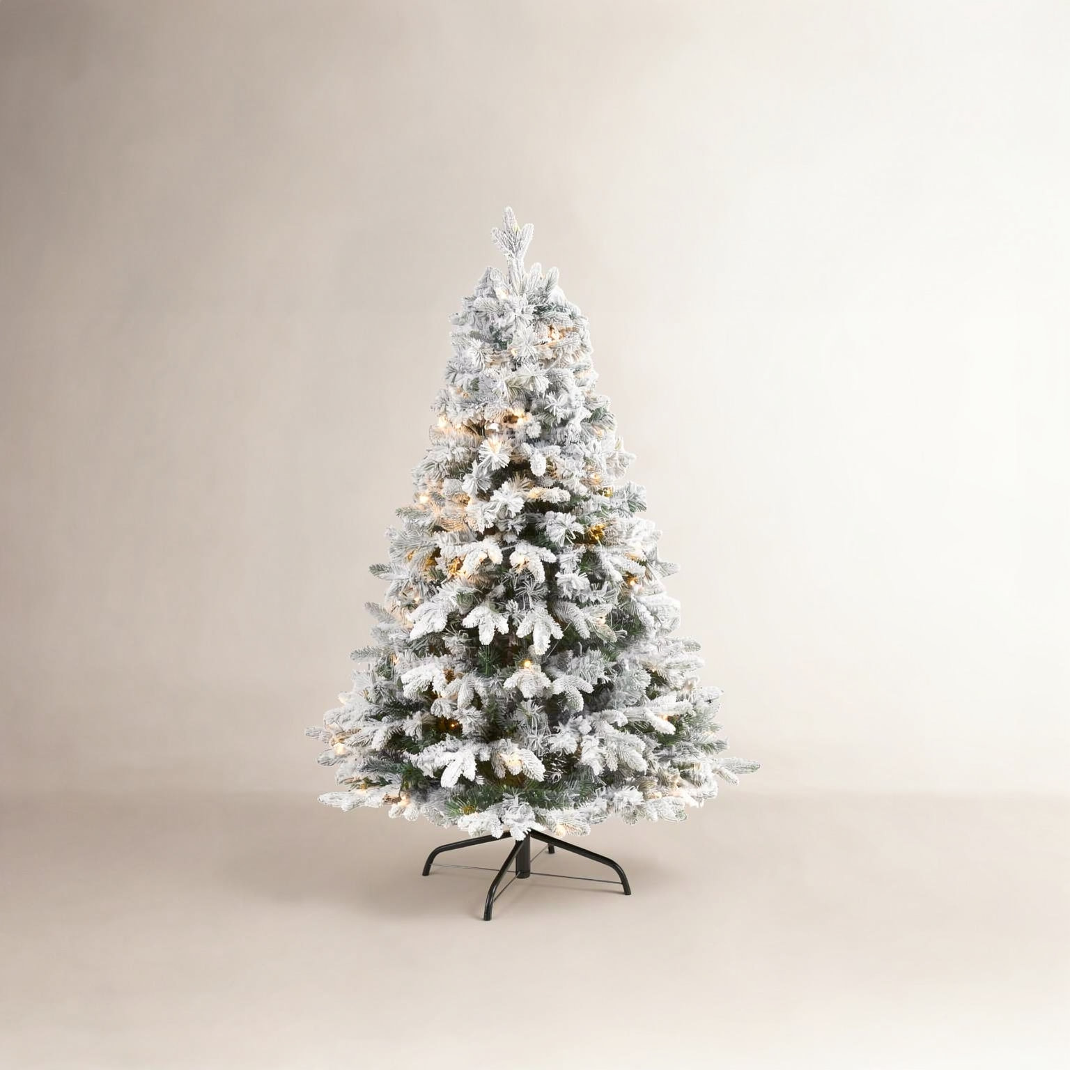 Lighted Artificial Christmas Tree, 4' H