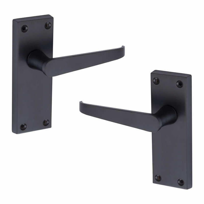  6 Pairs Victorian Straight Handle Latch Door Handle