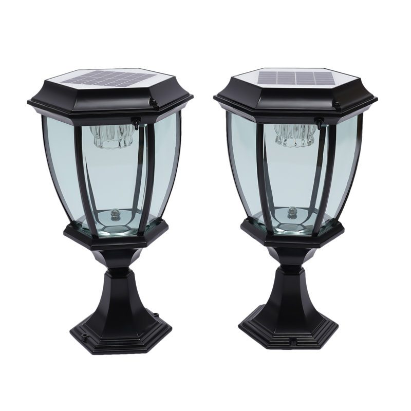 Lampadaires d'extérieur à énergie solaire à DEL