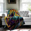 Spectre de voyage sur rail - couverture en sherpa de qualité supérieure 1 pièce - reproduction d'art luxueuse-97621441