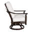 Coco Cushioned Dining Swivel Rocker