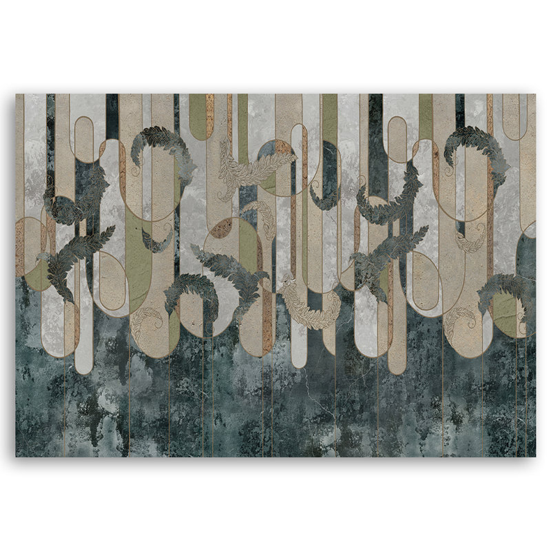 Boho Plants Abstract - No Frame Print on Canvas