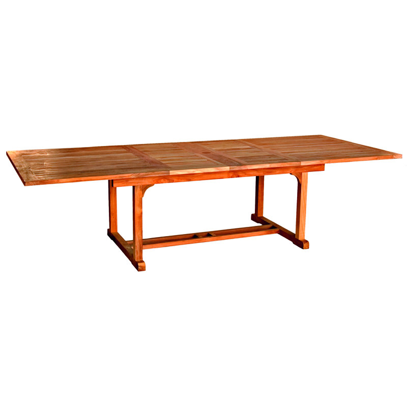 Chelsea Rectangle Teak Extension Table 80" - 115"
