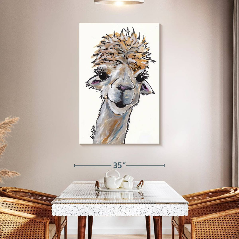 Brampt Alpaca Angel, 48" H x 32" W