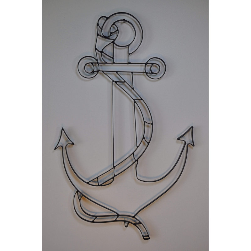 Décoration murale ancre de bateau