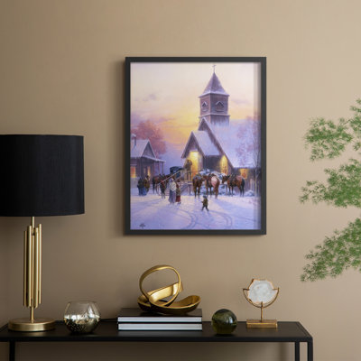 Sunday Service Framed Print - Solid Wood