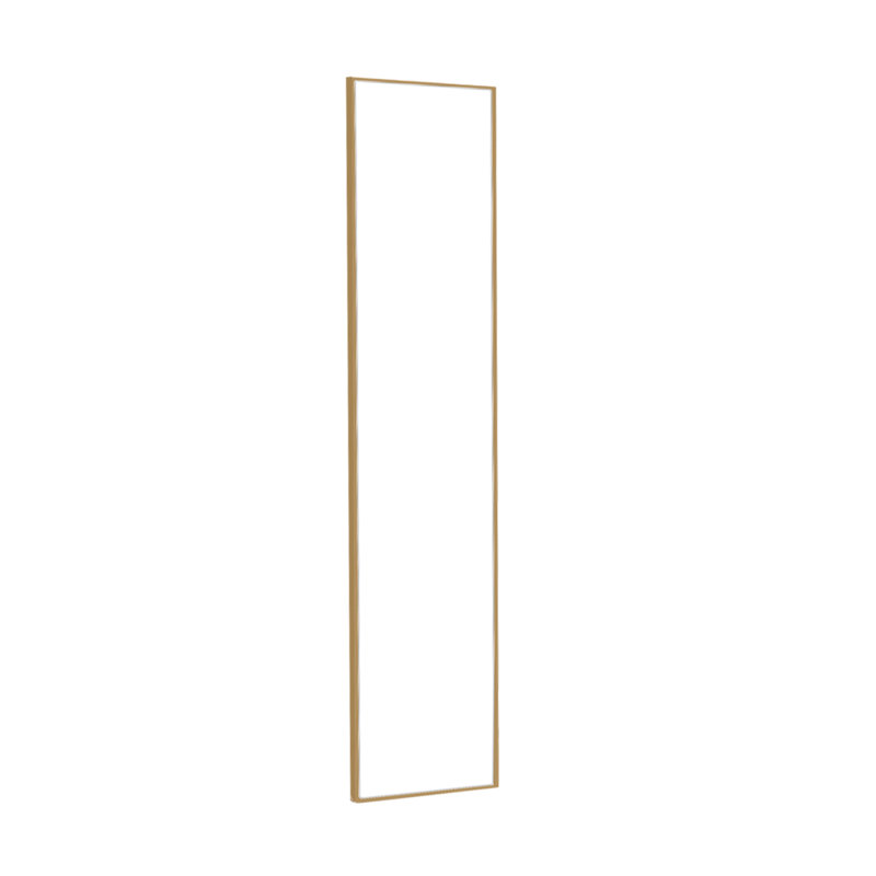 Leovanis Metal Flat Wall Mirror, Gold