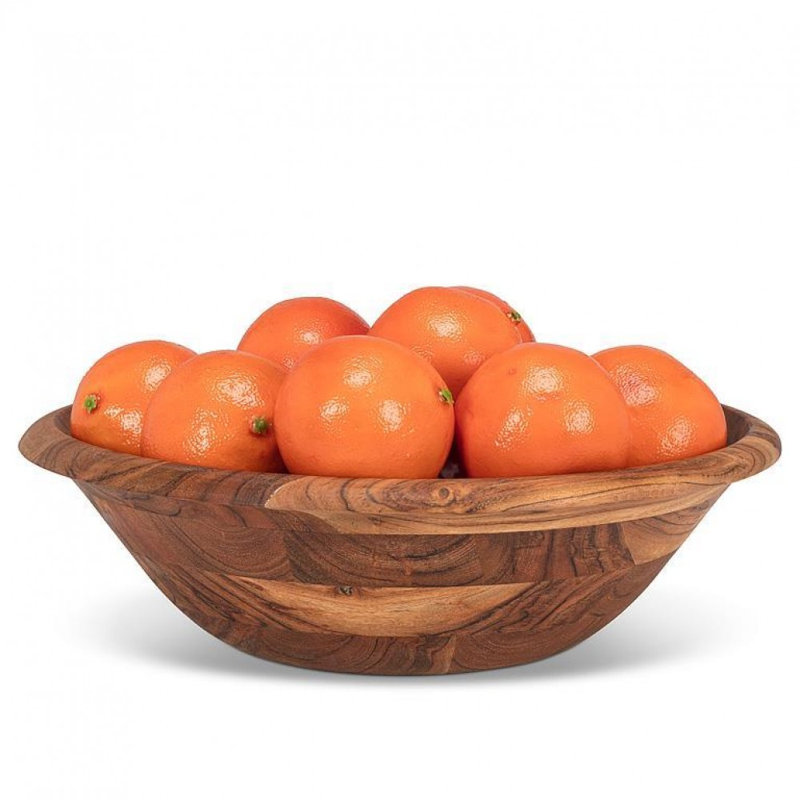 Large Patchwork Low Bowl, 14"