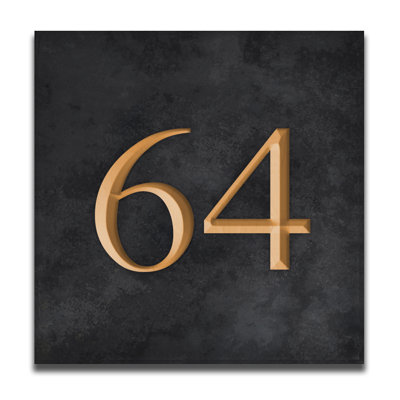 Velia 17.78cm H Stone House Number