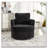 Chenille Upholstered Swivel Chair-1775418726