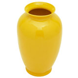 14" Bright Yellow Tung Chi Vase