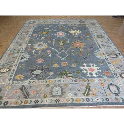 One-of-a-Kind 12'5" X 14'10" Wool Area Rug in