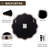 Contemporary Round Wavy Mirror Circle Bathroom Vanity Mirror | Stainless Steel Frame-1028065308-1024564582