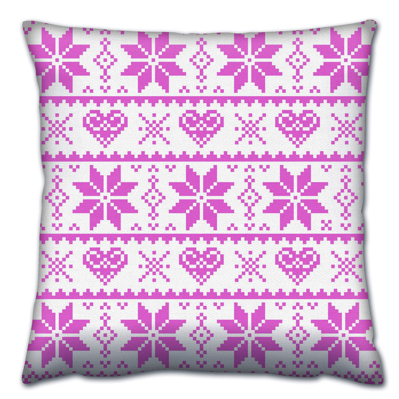 Coussin lavable de qualité supérieure, 17,0 x 17,0 pouces, 50% coton / 50% polyester, rembourrage en silicone, fermeture à glissière dissimulée | Doux, confortable et repassable | Parfait pour la décoration intérieure, le salon et la chambre à coucher