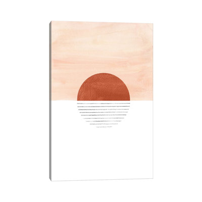 Abstract Circle by Whales Way - Print on Canvas