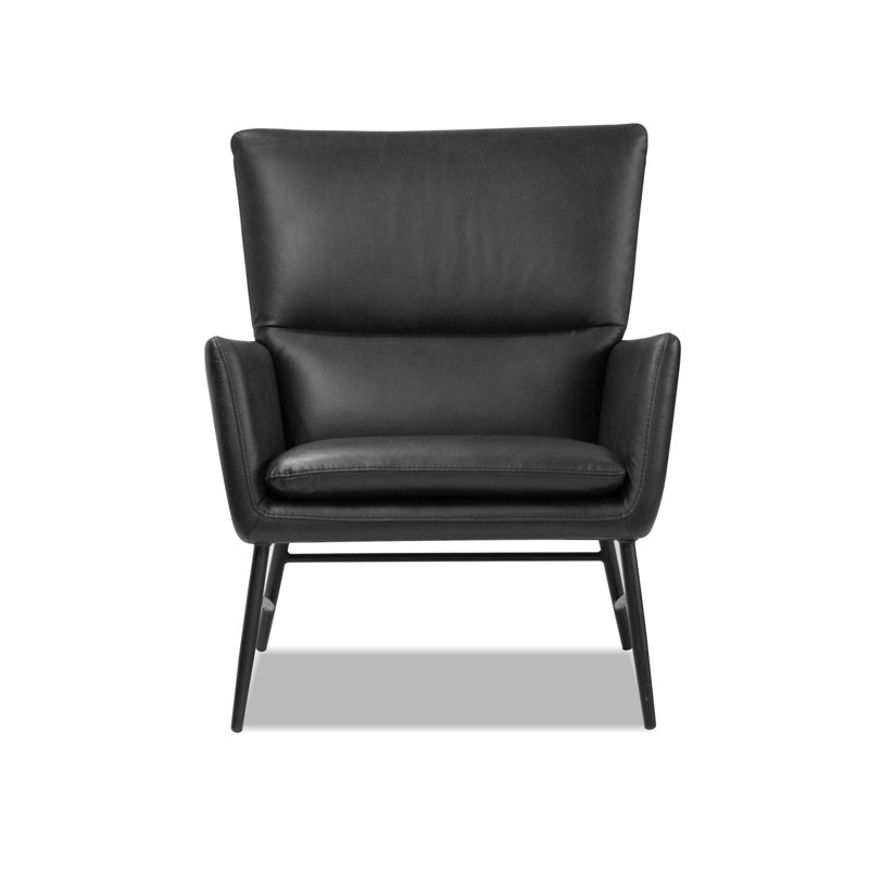 Méridienne Pisces, Cuir noir