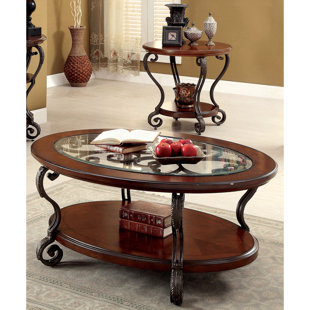 Craine 2 - Piece Glass Top Living Room Table Set