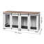 Pet Crate with 2 Doors