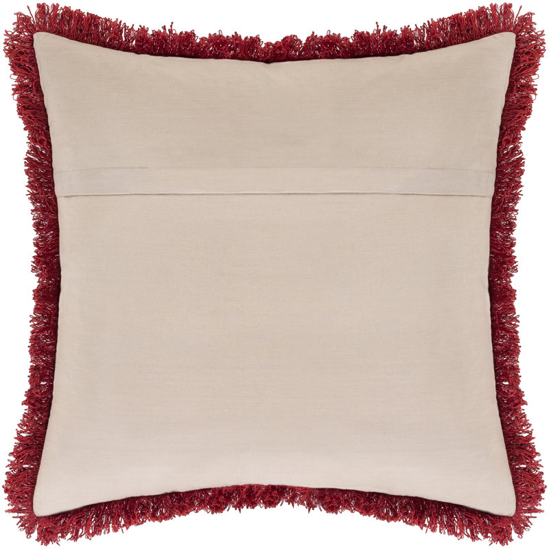 Walai Cotton Throw Pillow, Down, 18" x 18"