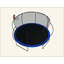 Trampoline citrouille de 14 pi, trampoline d'extérieur avec panier de basketball, filet d'enclos et échelle