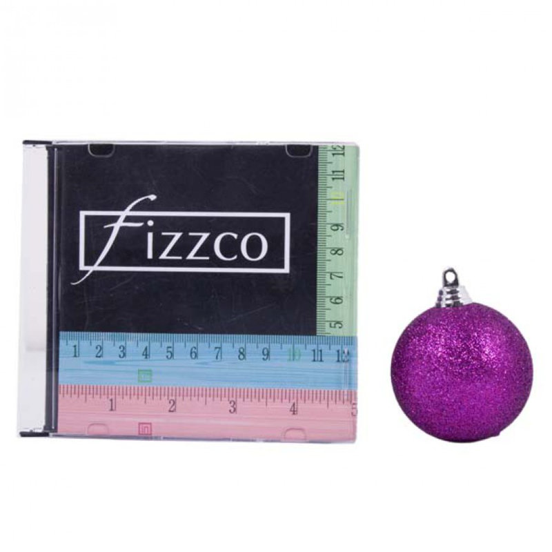 6cm Bauble, Purple