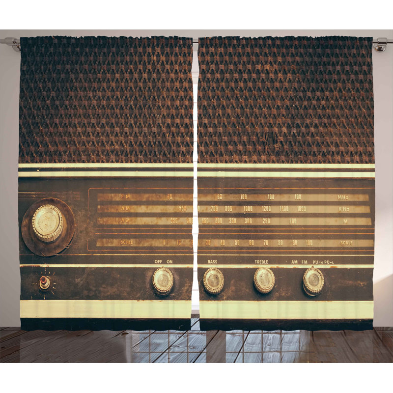 Semi Sheer Curtain Pair, 54" W x 108" L