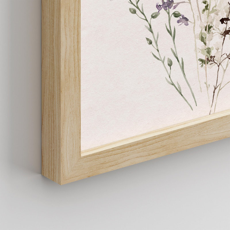 «Wildflower Meadow, aquarelle, bouquet de fleurs variées, illustration botanique moderne minimaliste» sur, Naturel
