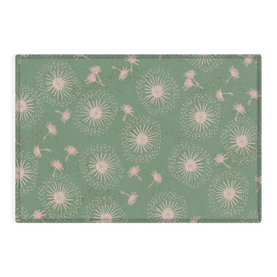 Tapis rectangulaire Priscila avec envers antidérapant
