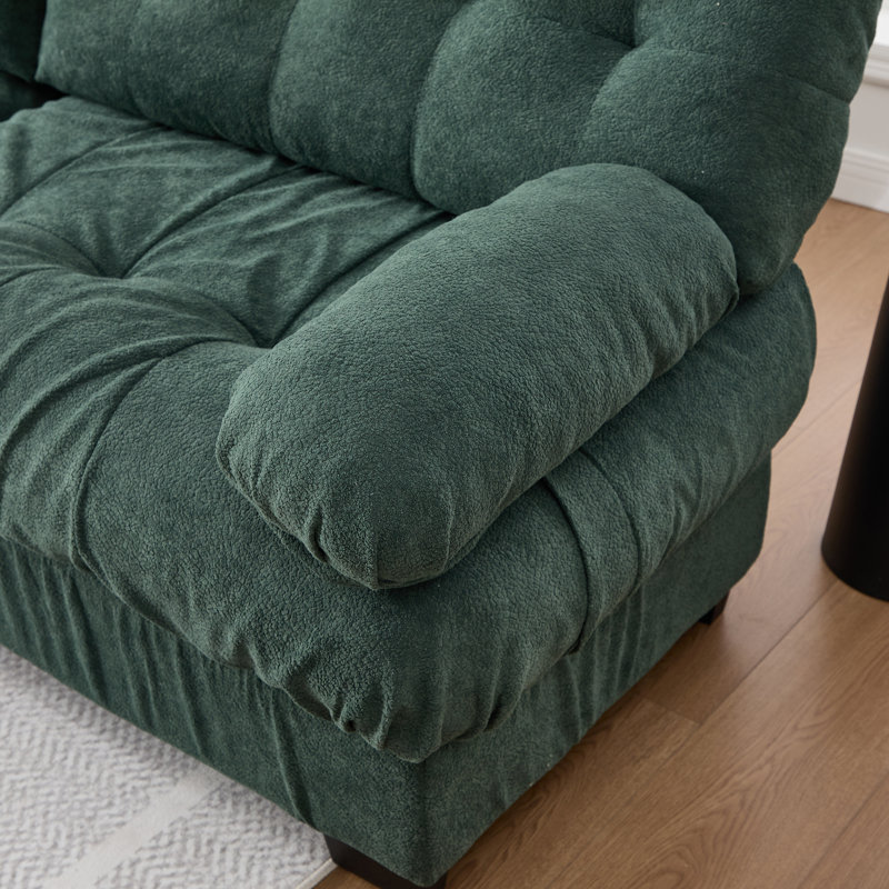 Spacious Deep Seat Sectionals, Wood Frame Modern U Shaped Sofa For Home