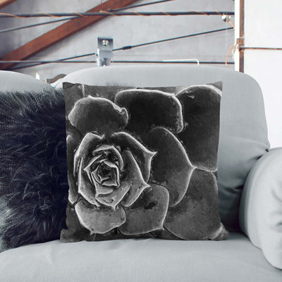 Floral Square Throw Cushion