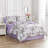 CEDAR COURT Paris Floral Lilac Ultra Soft Microfiber Reversible Comforter Set-612597434