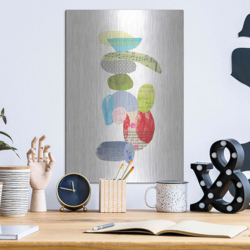 Orren Ellis «Whimsy III» par Courtney Prahl, art mural en métal, H 16 po x l 12 po