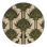 Machine Washable Botanical Beige Area Rug