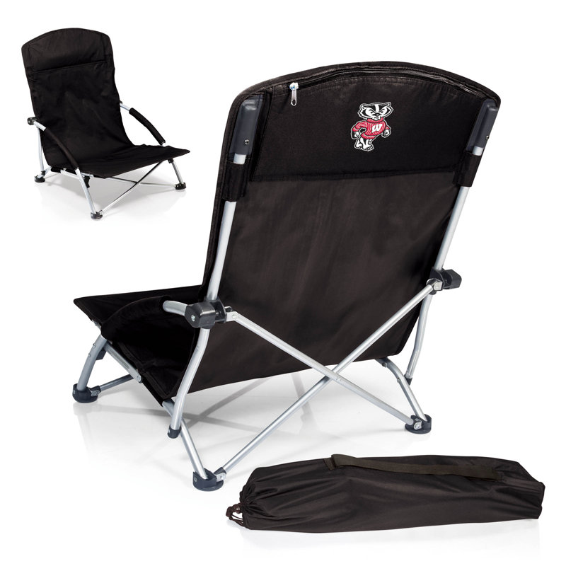 NCAA Folding Beach Chair, Maryland, Black