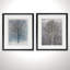 «Silver Tree», ensemble de 2 reproductions d'impressions encadrées-28785909