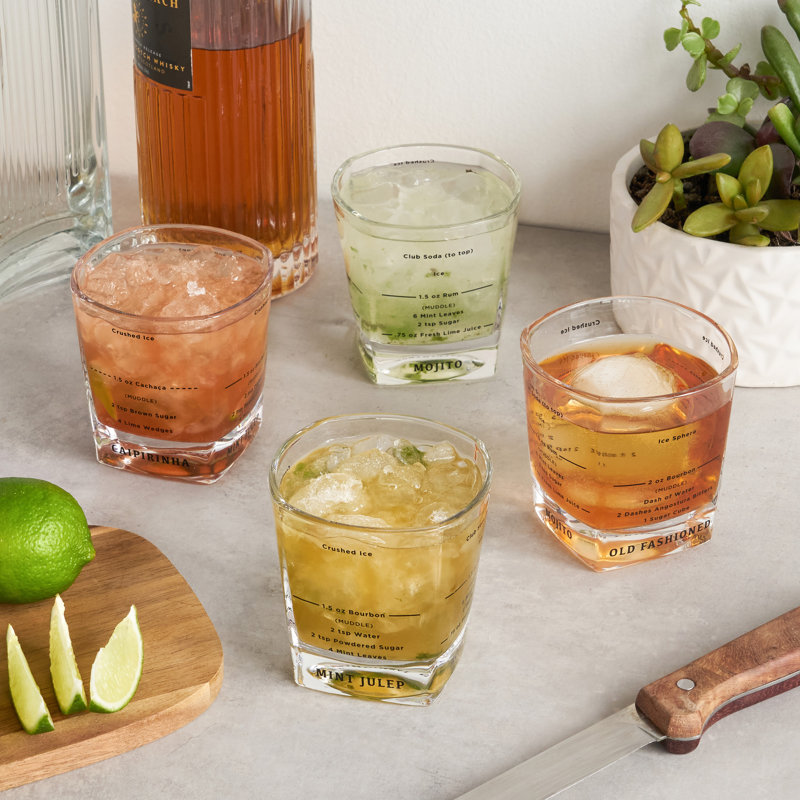 Verres à recettes