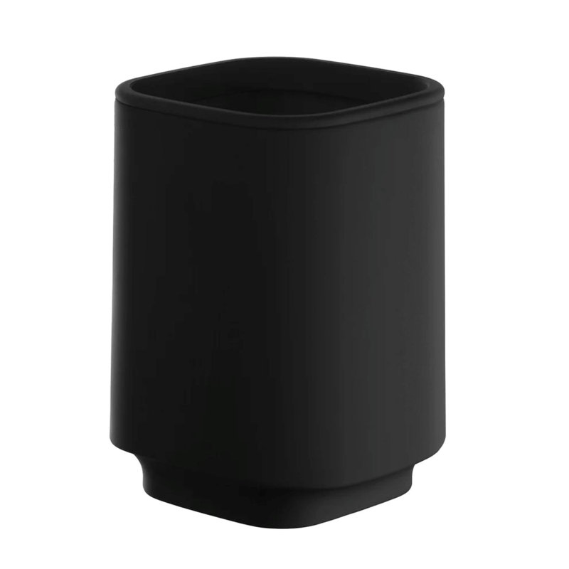 Tumbler/toothbrush holder, black