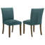 Ensemble de 2 chaises d'appoint modernes rembourrées