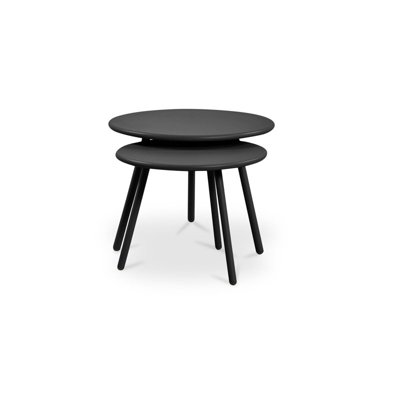 Kari Outdoor Nesting Coffee Table Green, Black