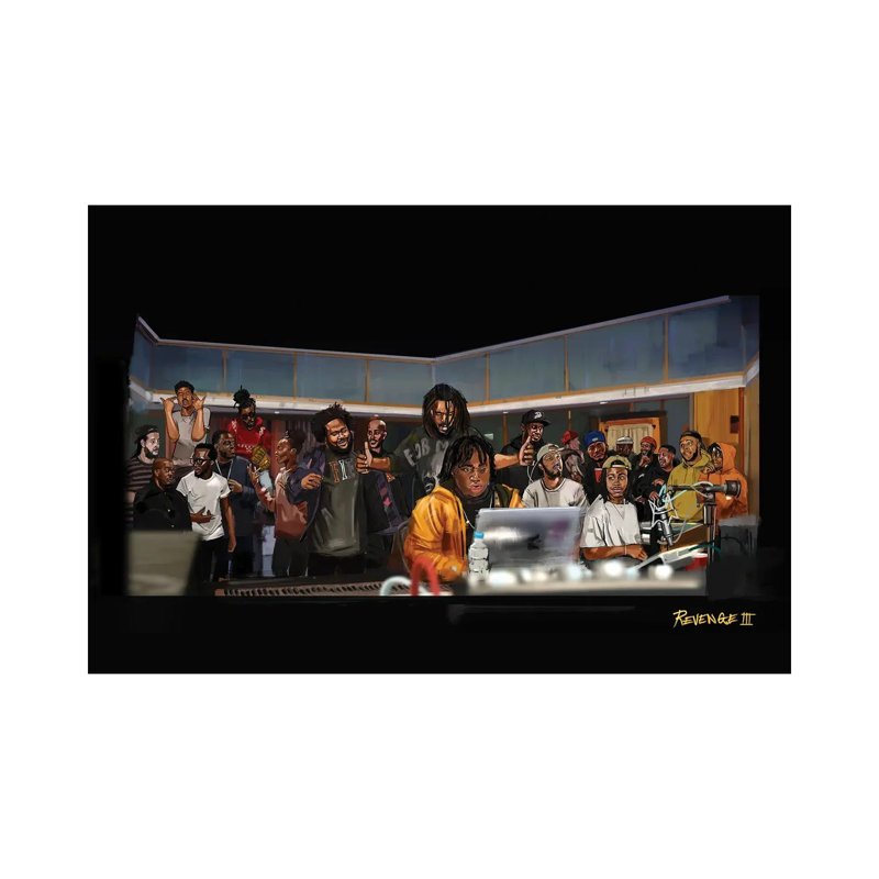 Rap Camp 1 Piece Wrapped Canvas Painting, 20.32cm H x 30.48cm W x 1.9cm D