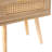 15.75" Rattan End Table With  Drawer And Solid Wood Legs, Modern Nightstand, Side Table For Living Room, Bedroom-445435541