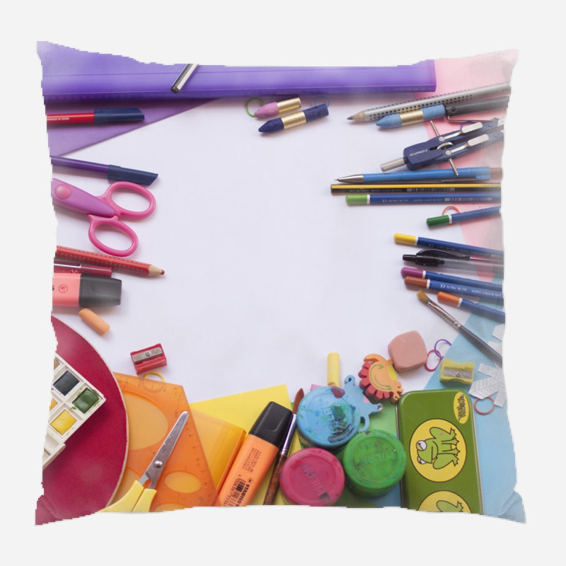 Housse de coussin d'extérieur carré Mendenhall, Microsuède, Intérieur