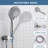 Wall Mounted Solid Brass Complete Shower System,5 Functions Shower Kit With Rough-In Valve-122272242