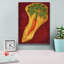 Epic Graffiti 'Veggies On Red L Carotte' by Andrea Strongwater Canvas Wall Art, 12" x 16"-106418902