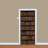 Abstract Non-Wall Damaging Door Decal