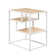 Anfal  Modern Minimal Floating Shelf End Table