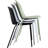 Walthall Stackable Dining Chairs - Set of 2 Modern Plastic Chairs with Sturdy Iron Legs - Space-Saving Side Chairs for Kitchen & Dining Room-1033508979