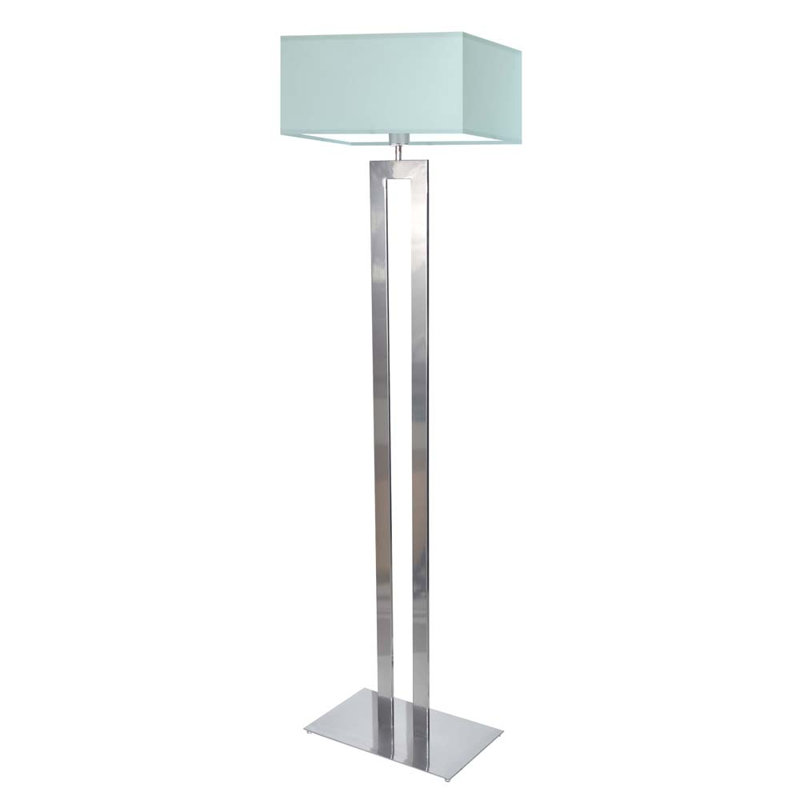 Arsh 161cm Traditional Floor Lamp, Silver, Mint